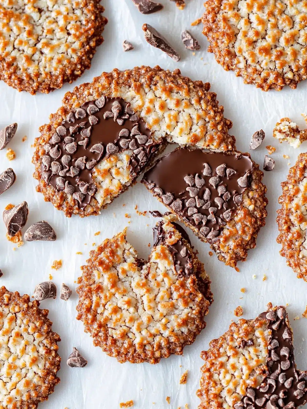 Irresistible Lace Cookies with Chocolate to Satisfy Your Cravings 4 Lace Cookies with Chocolate