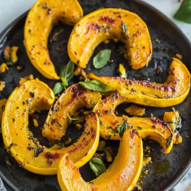 Savory Roasted Delicata Squash Half Moons You’ll Love 9 Roasted Delicata Squash Half Moons