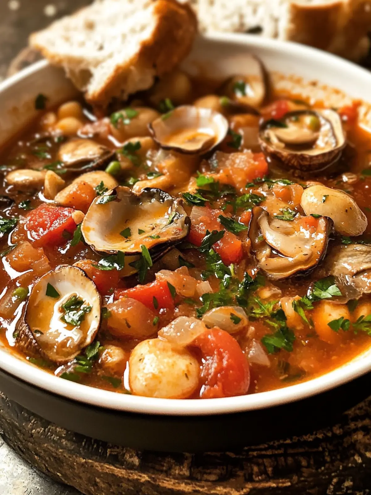 Savory King Oyster Mushroom Cioppino for Cozy Nights 3 King Oyster Mushroom Cioppino