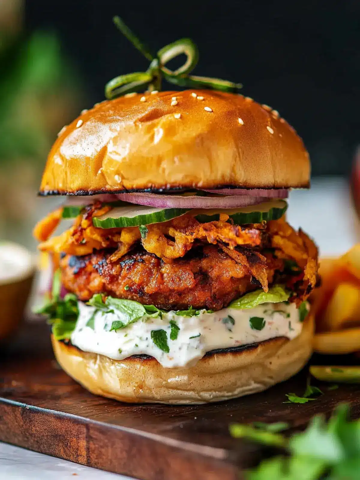 Banging Bhaji Burger: Crispy and Flavor-Packed Delight 2 Banging Bhaji Burger