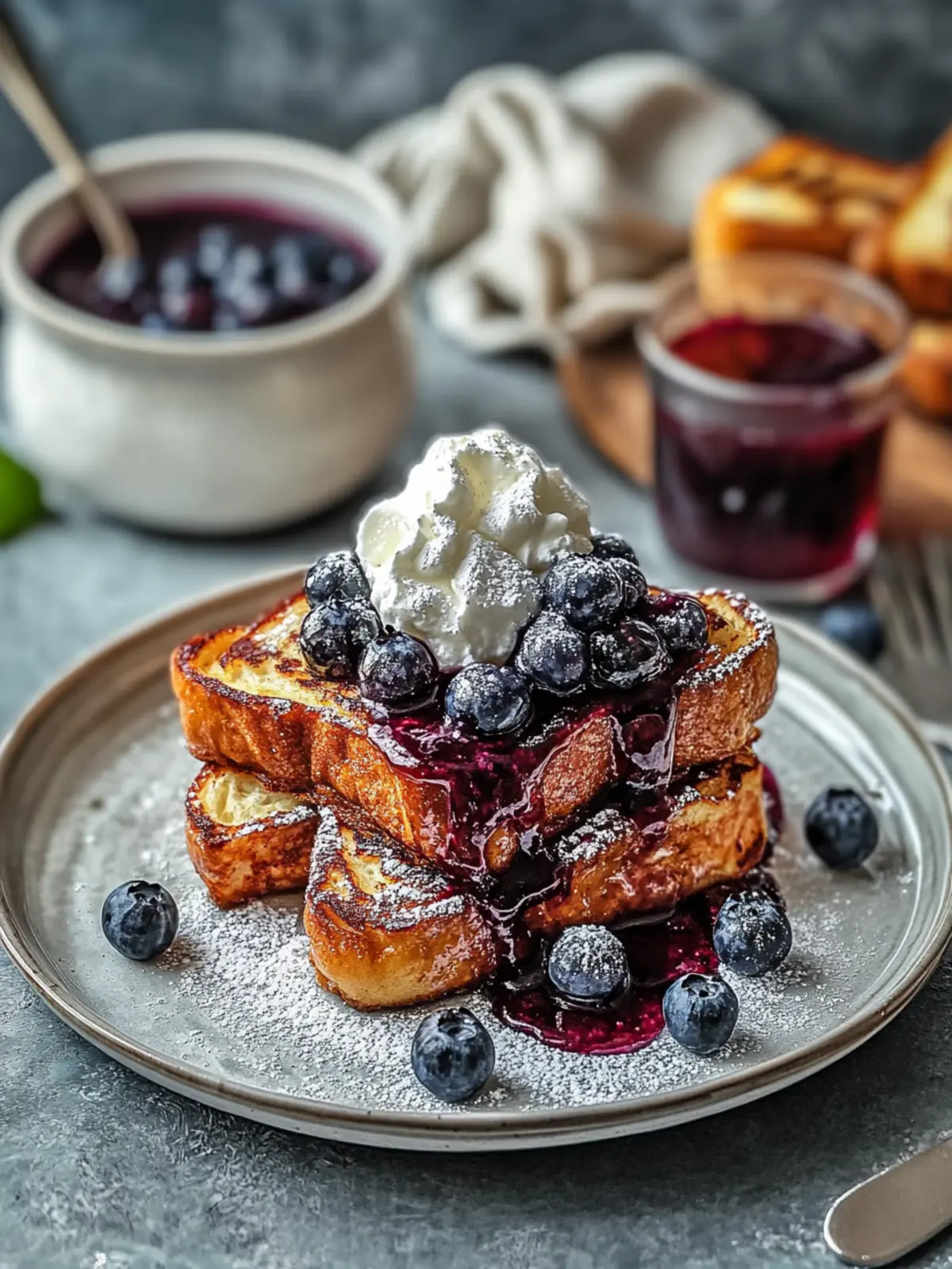 Brioche French Toast with Blueberry Compote You’ll Crave Daily 4 Brioche French Toast with Blueberry Compote