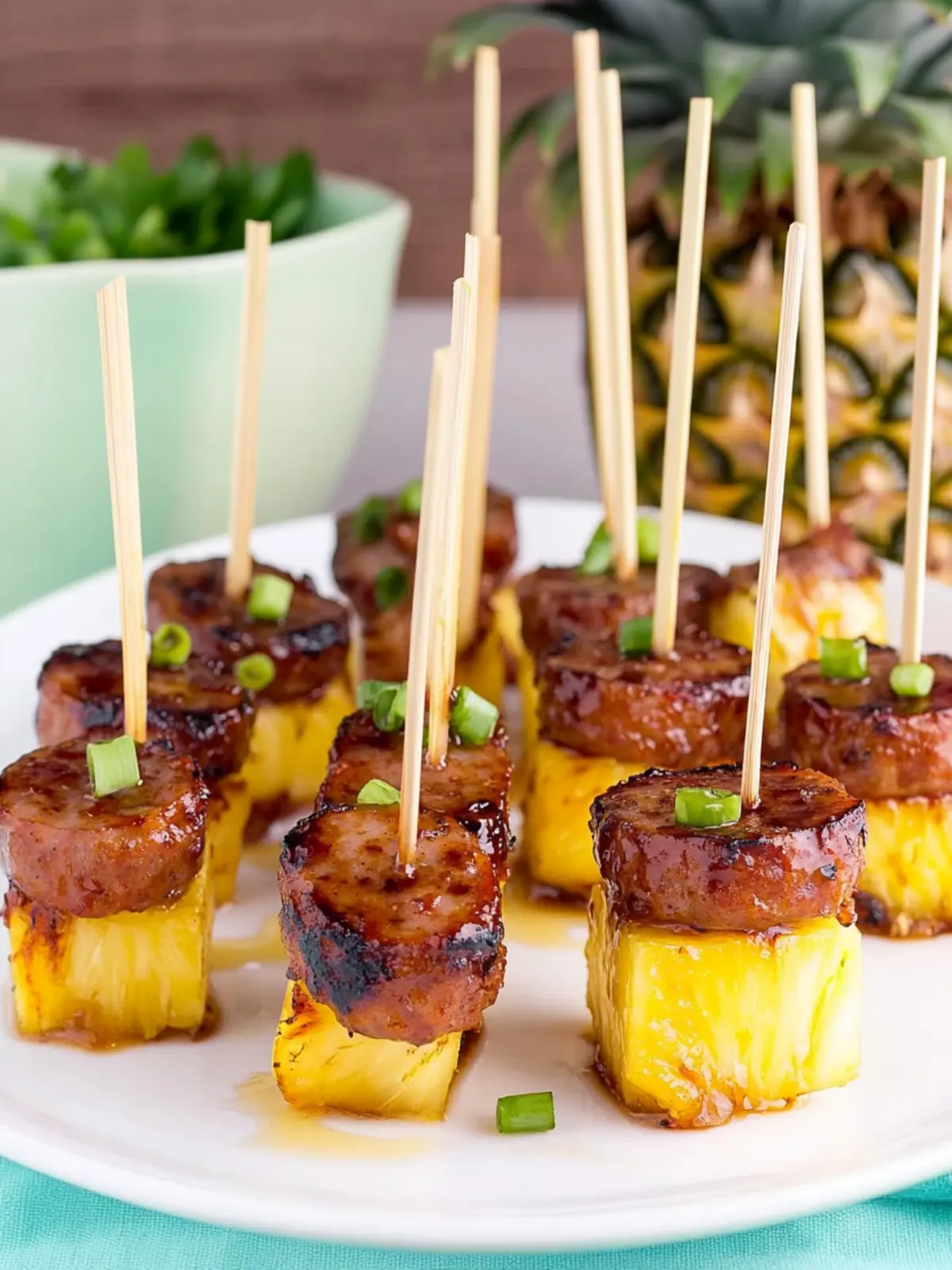 Savory Sausage and Pineapple Bites for Effortless Entertaining 3 Sausage and Pineapple Bites