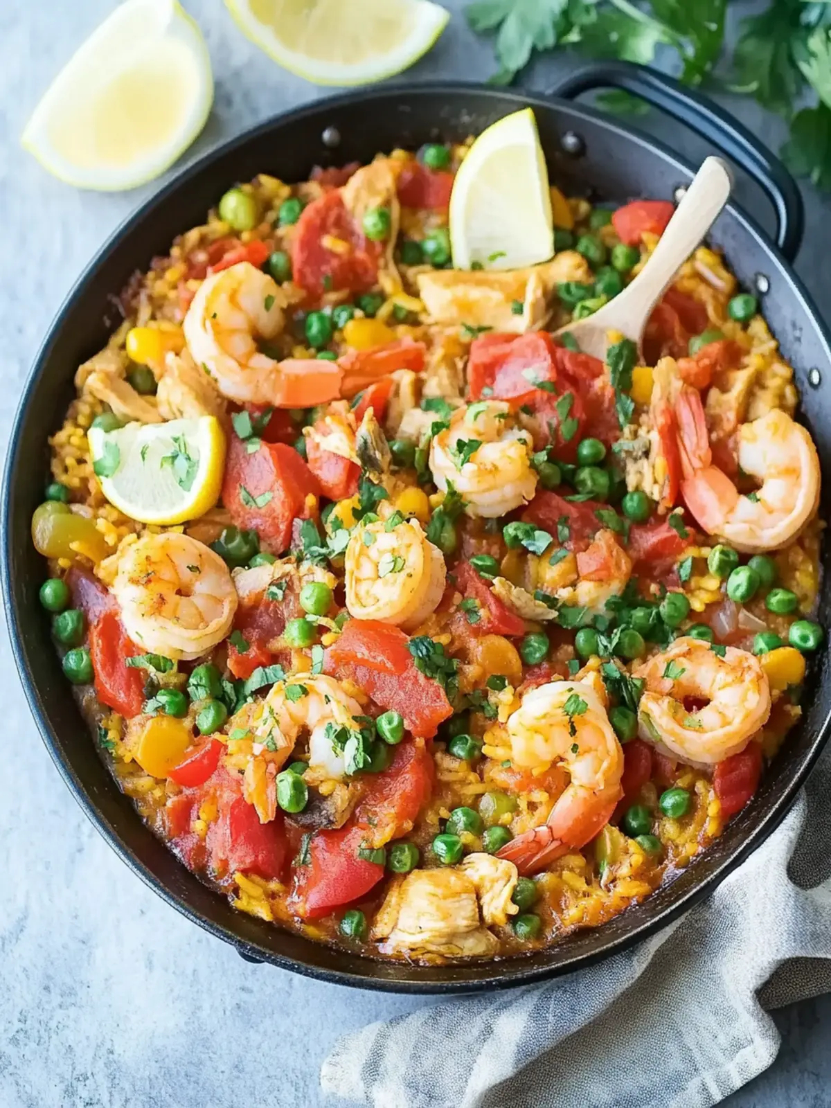 Savor Chicken and Shrimp Paella with a Portuguese Twist 5 Chicken and Shrimp Paella