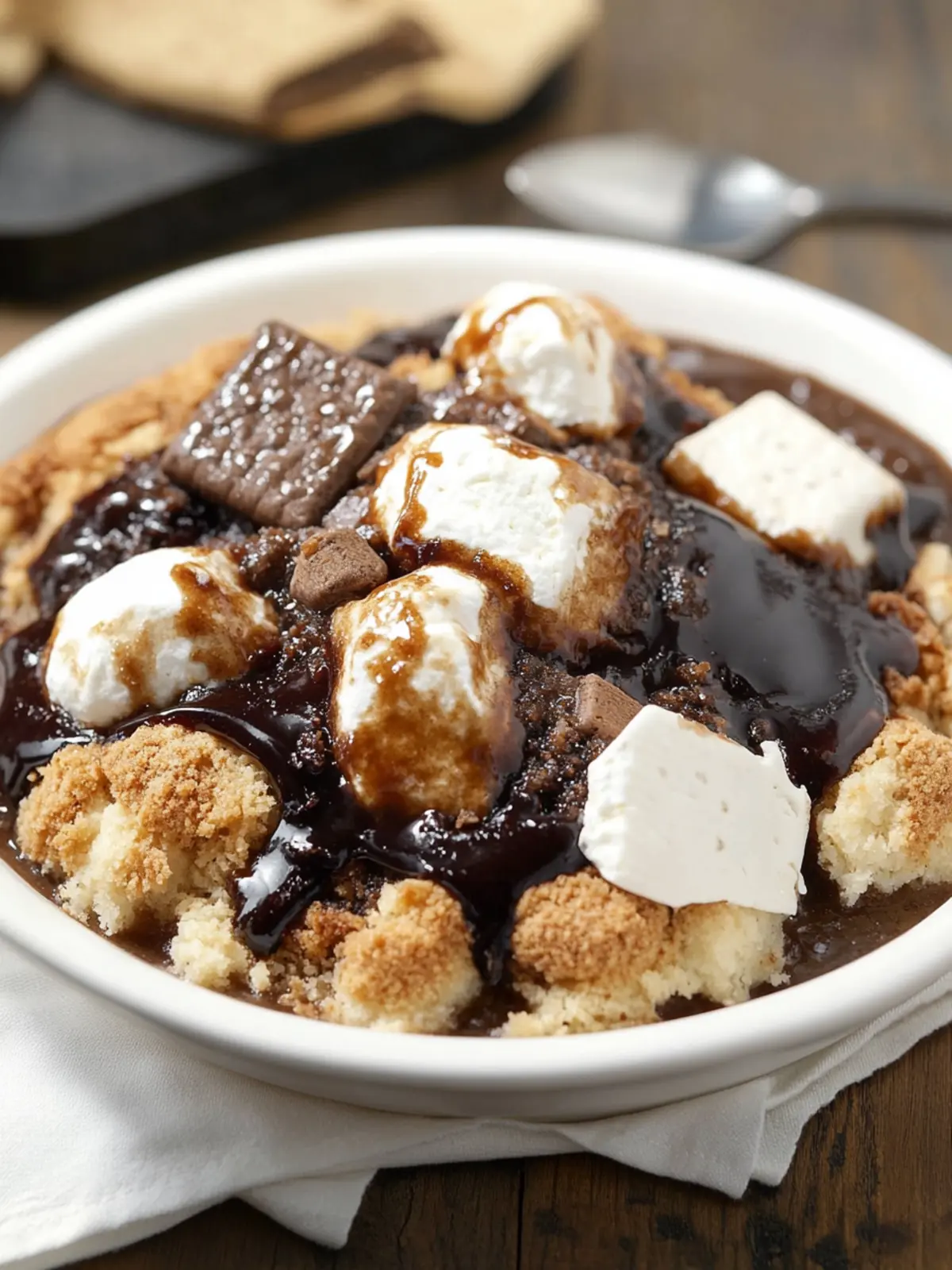 Indulge in S'mores Cobbler: Easy, Gooey, and Gluten-Free! 2 S’mores Cobbler