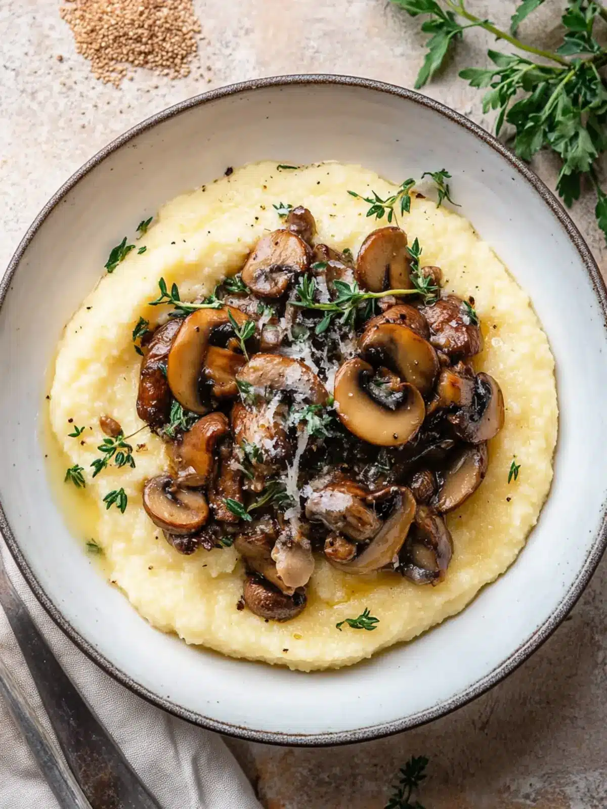 Creamy Polenta Con Funghi for Cozy Comfort Food Lovers 5 Creamy Polenta Con Funghi