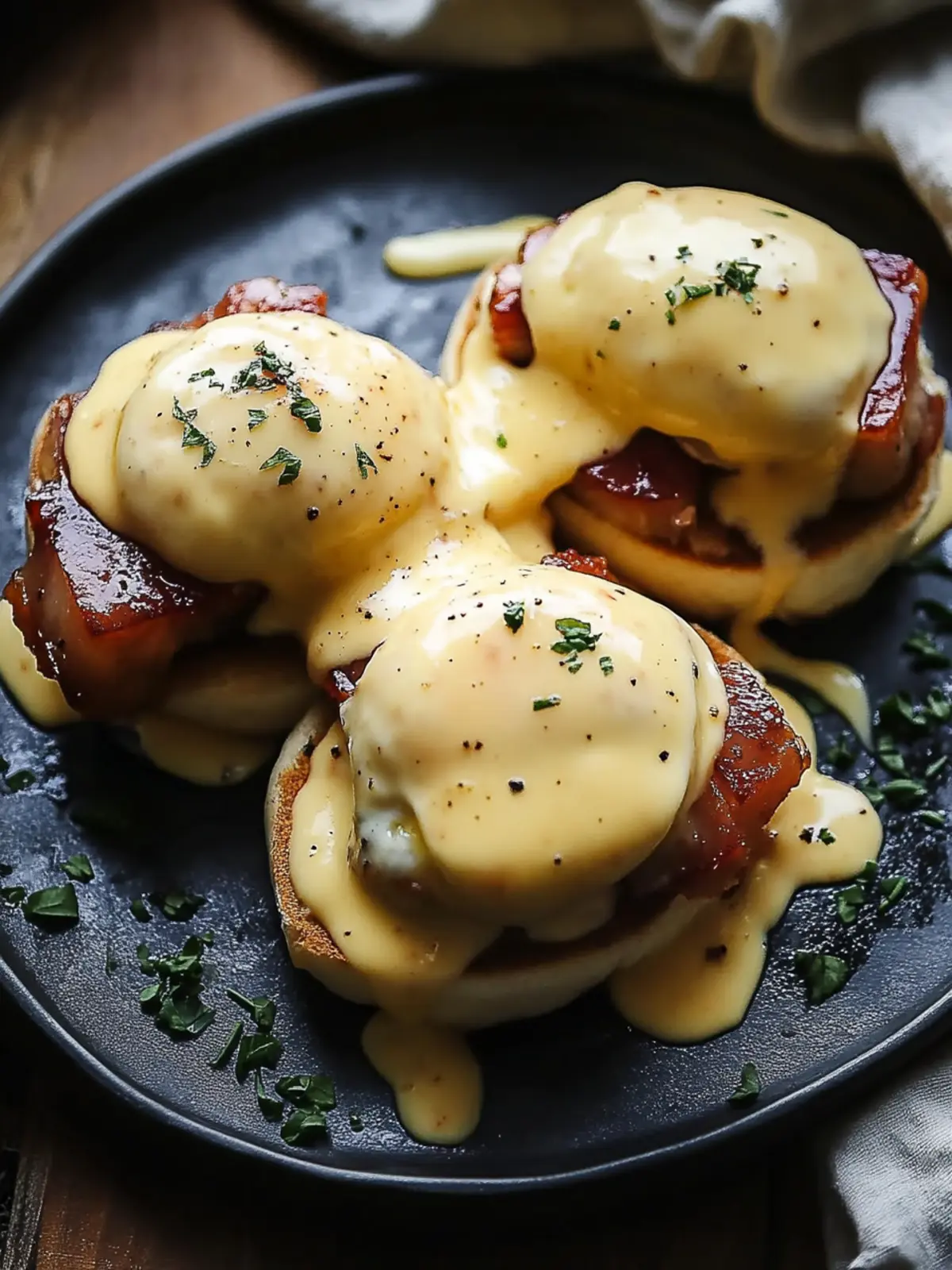 Indulge in Pork Belly Eggs Benedict for a Brunch Upgrade 5 Pork Belly Eggs Benedict