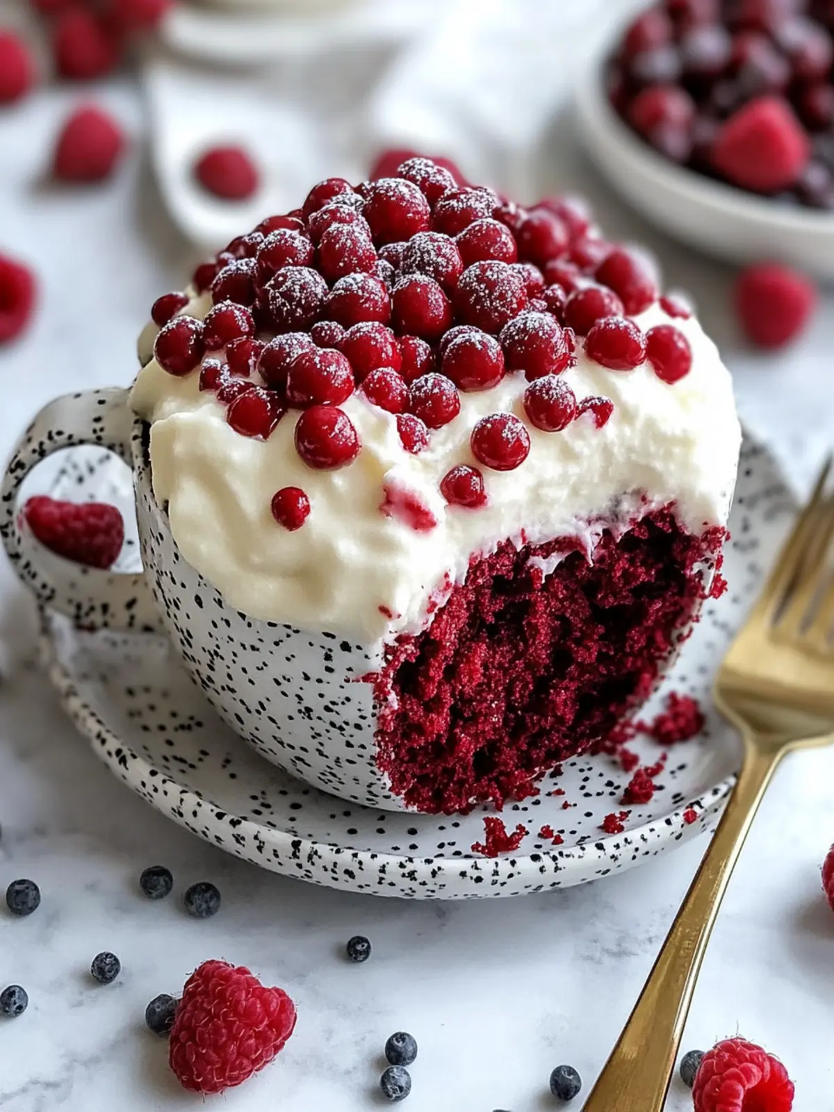 Indulge Guilt-Free: Red Velvet Protein Mug Cake Made Easy 4 Red Velvet Protein Mug Cake