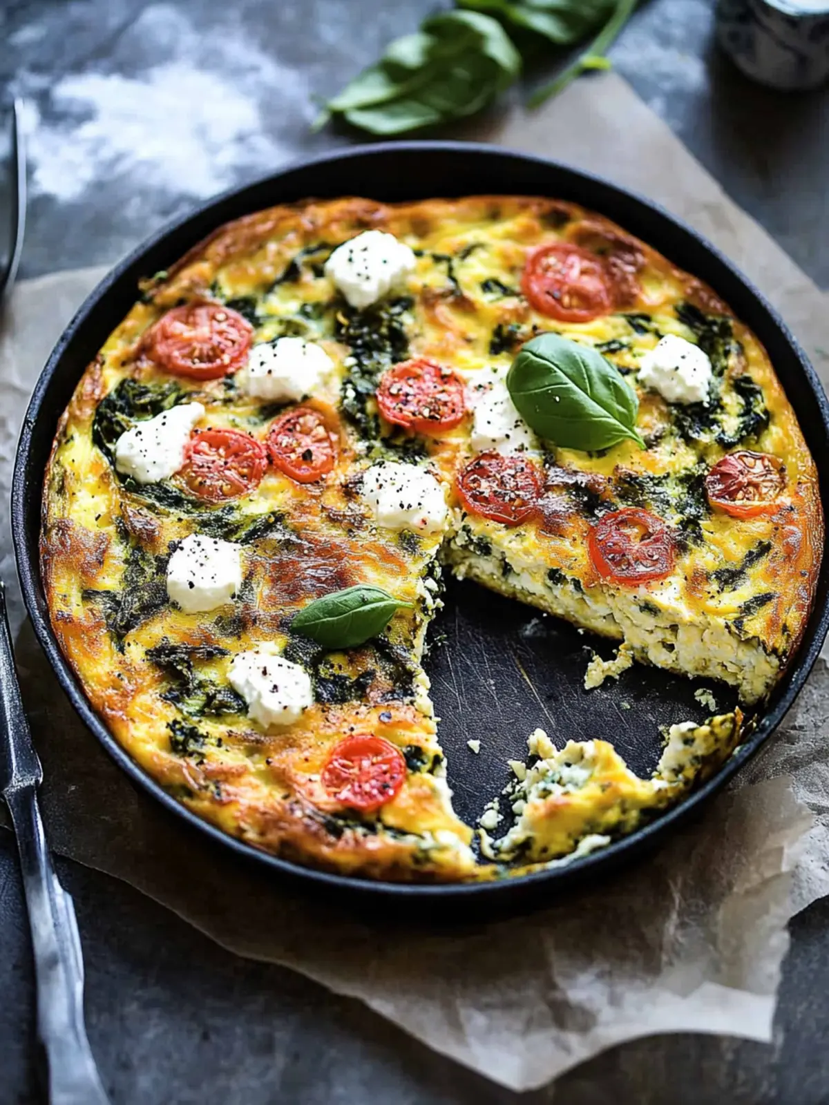 Cottage Cheese Frittata with Kale and Smoked Salmon Delight 4 Cottage Cheese Frittata