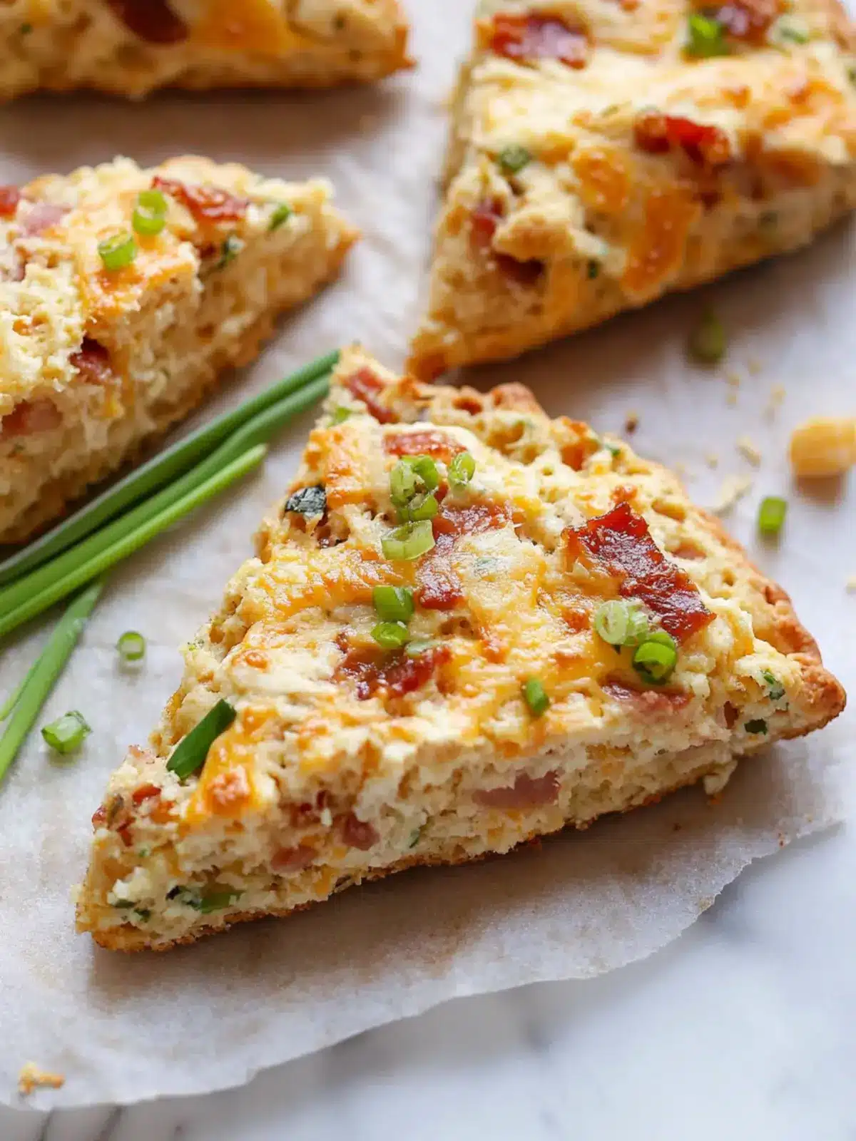 Bacon, Cheddar, & Scallion Scones: Heaven in Every Bite 3 Bacon, Cheddar, & Scallion Scones