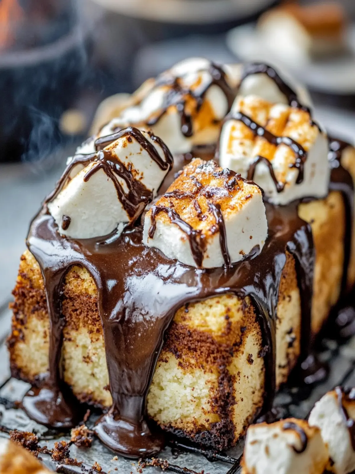 Grilled S'mores Pound Cake: Your Summer BBQ Showstopper 4 Grilled S’mores Pound Cake