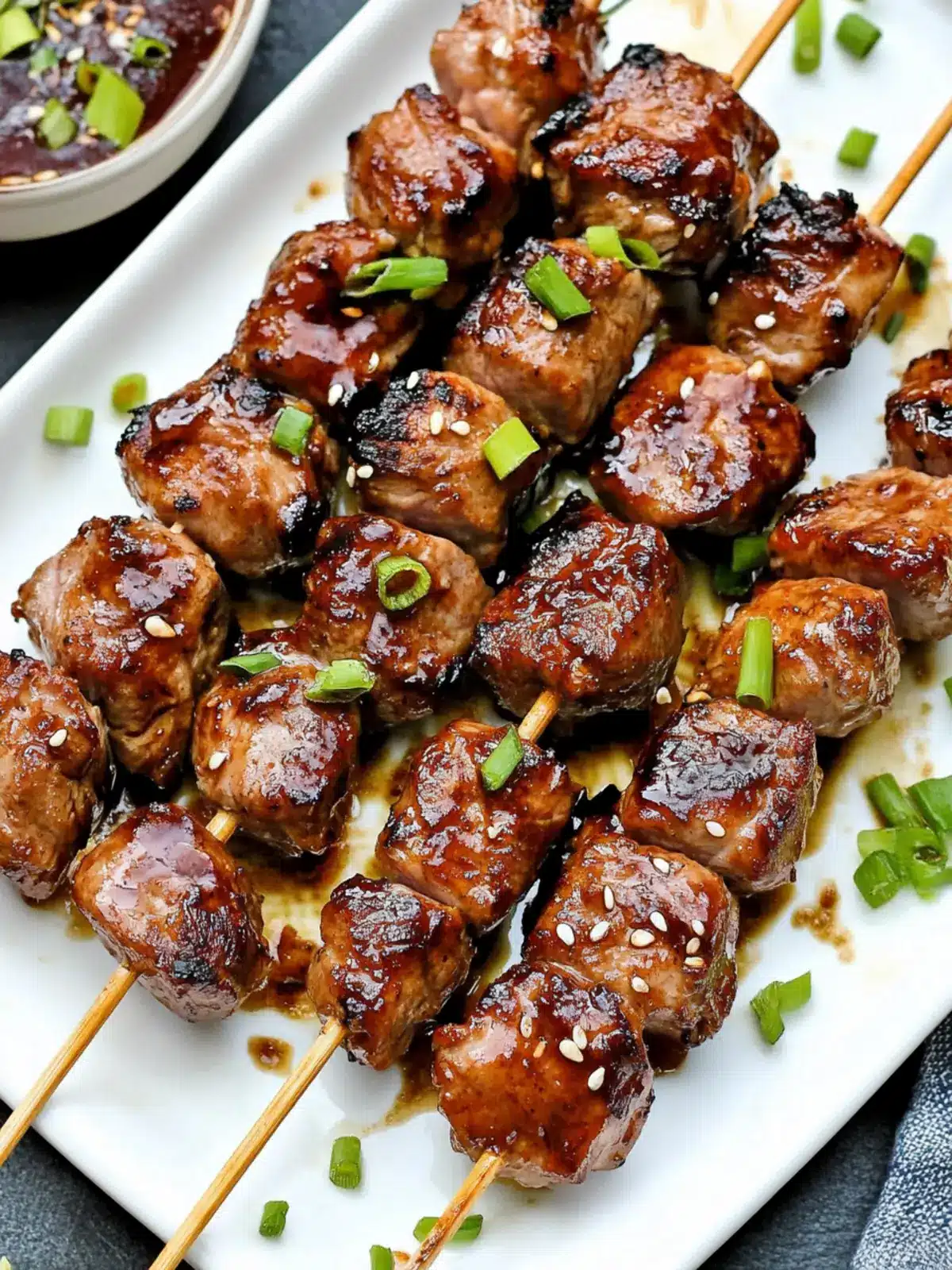Grilled Hoisin Pork Tenderloin Skewers for Flavorful Nights 4 Grilled Hoisin Pork Tenderloin Skewers