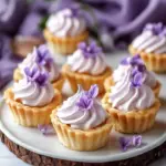 Whip Up Mini Lemon Tarts with Lilac Meringue Magic 83 Mini Lemon Tart with Lilac Meringue