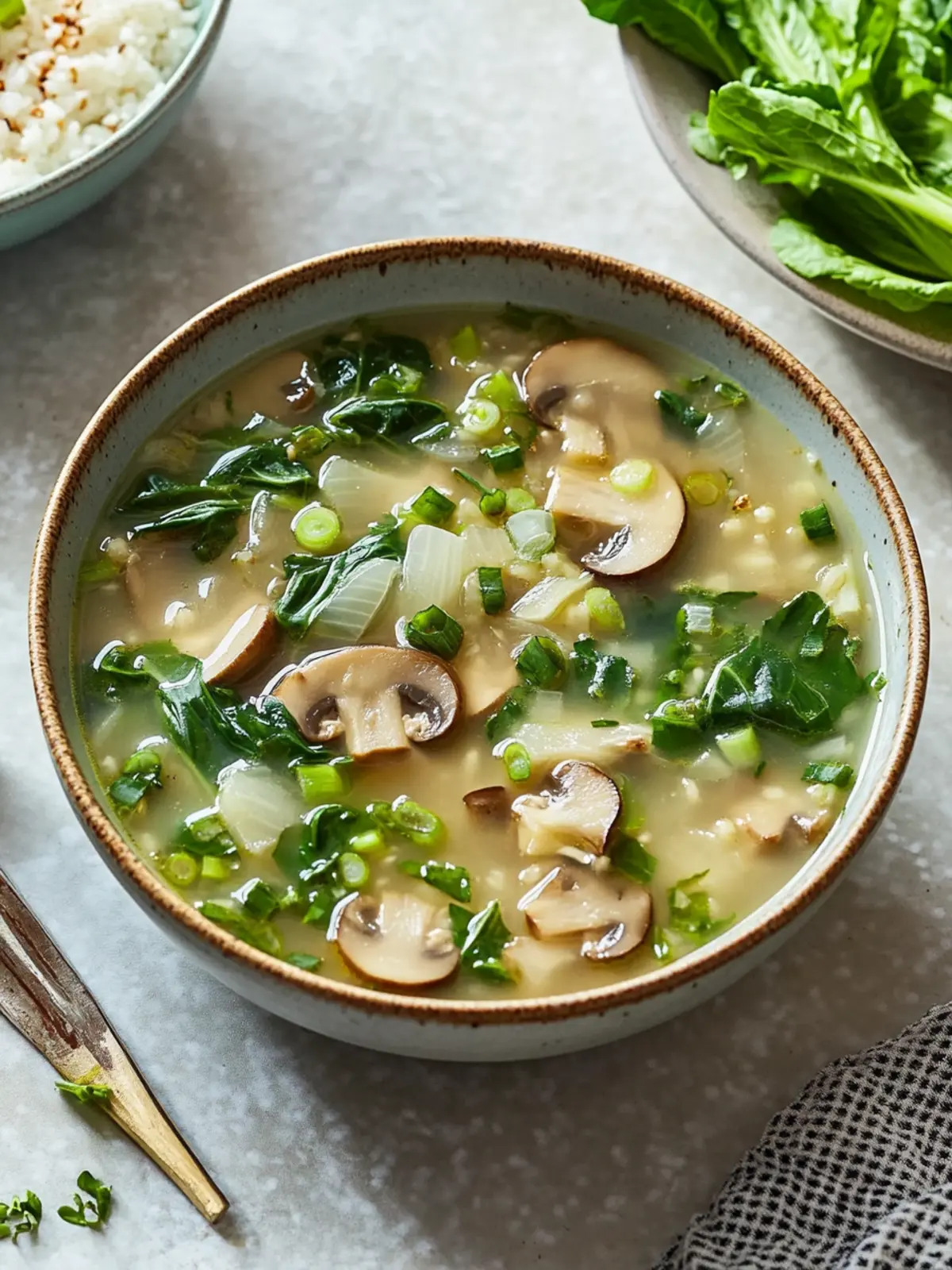 Mushroom Bok Choy Soup: A Cozy Boost of Homey Goodness 4 Mushroom Bok Choy Soup