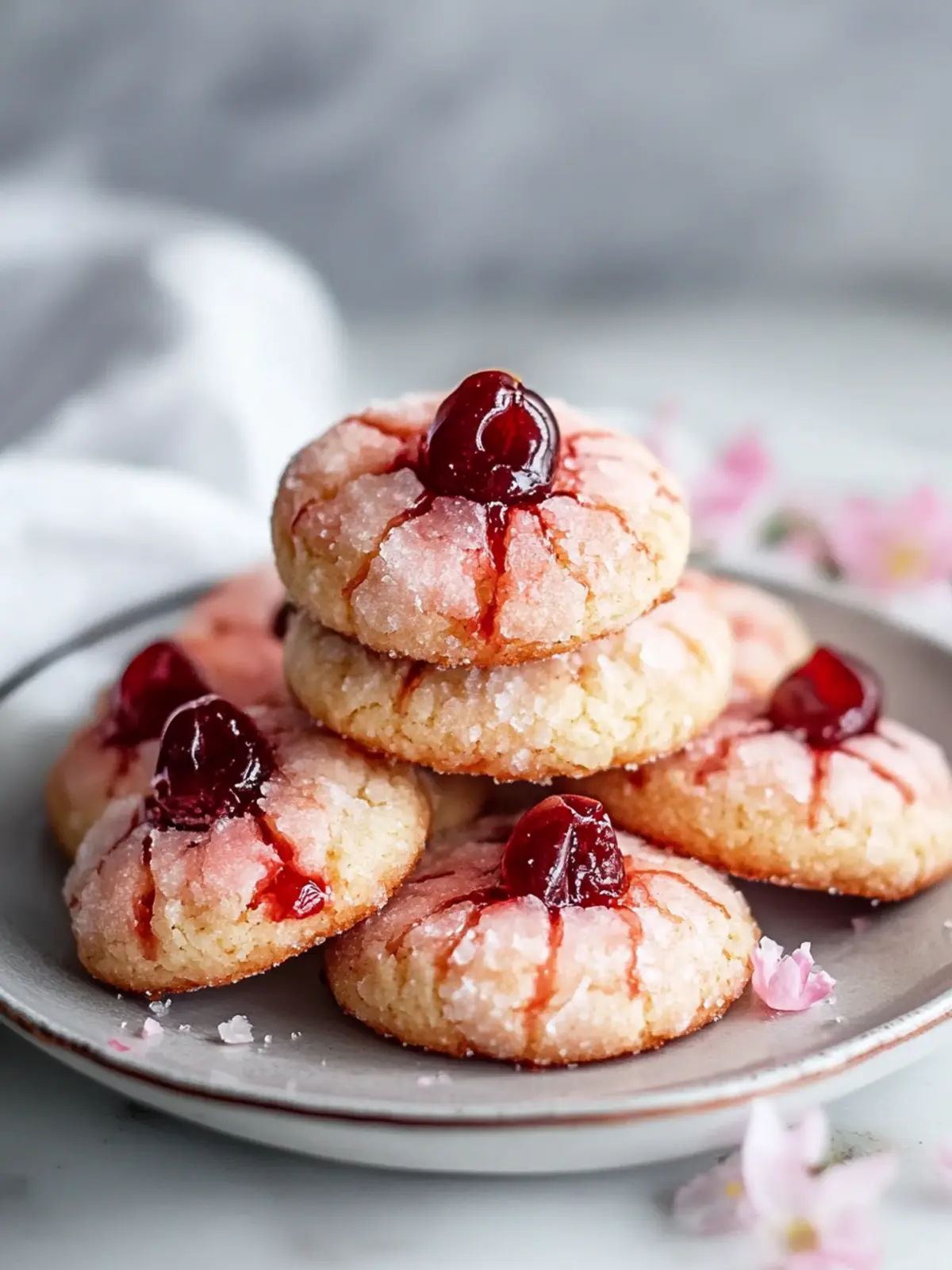Irresistible Cherry Blossom Cookies for a Sweet Treat Today 3 Cherry Blossom Cookies