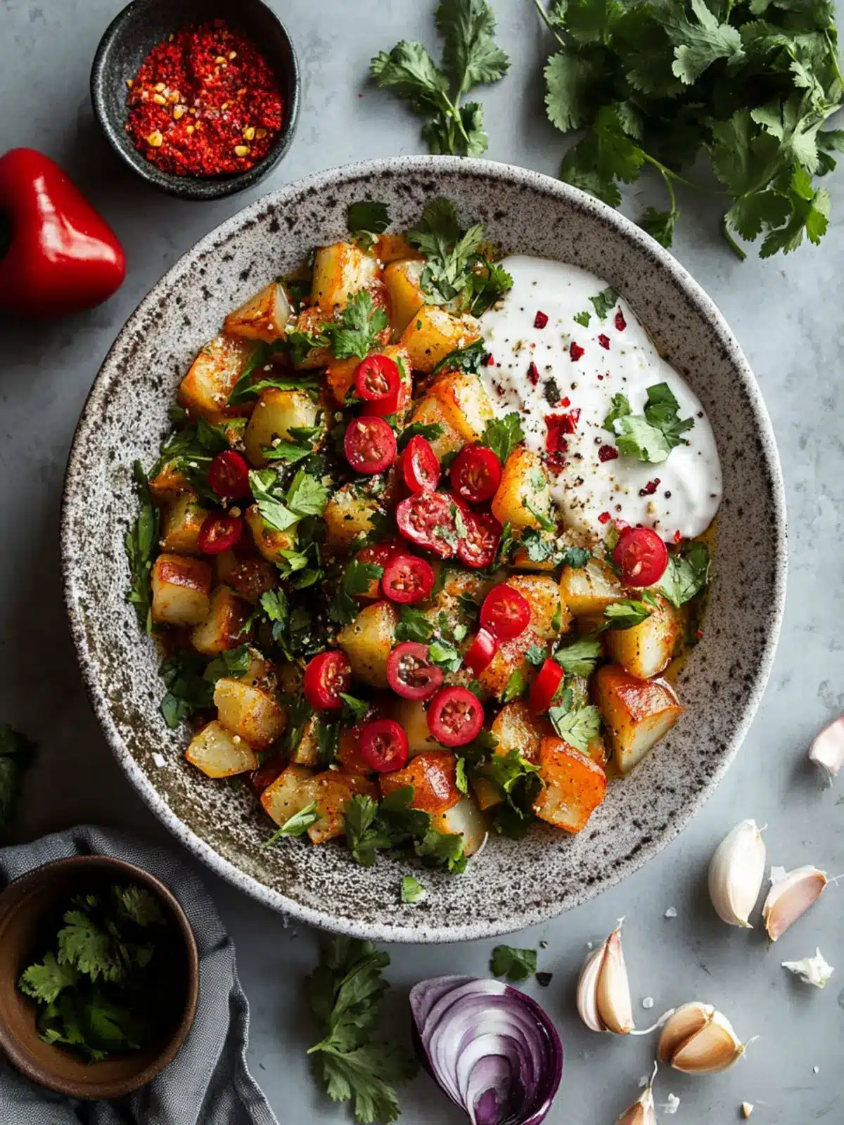 Batata Harra: Irresistibly Spicy Roasted Potato Delight 4 Batata Harra