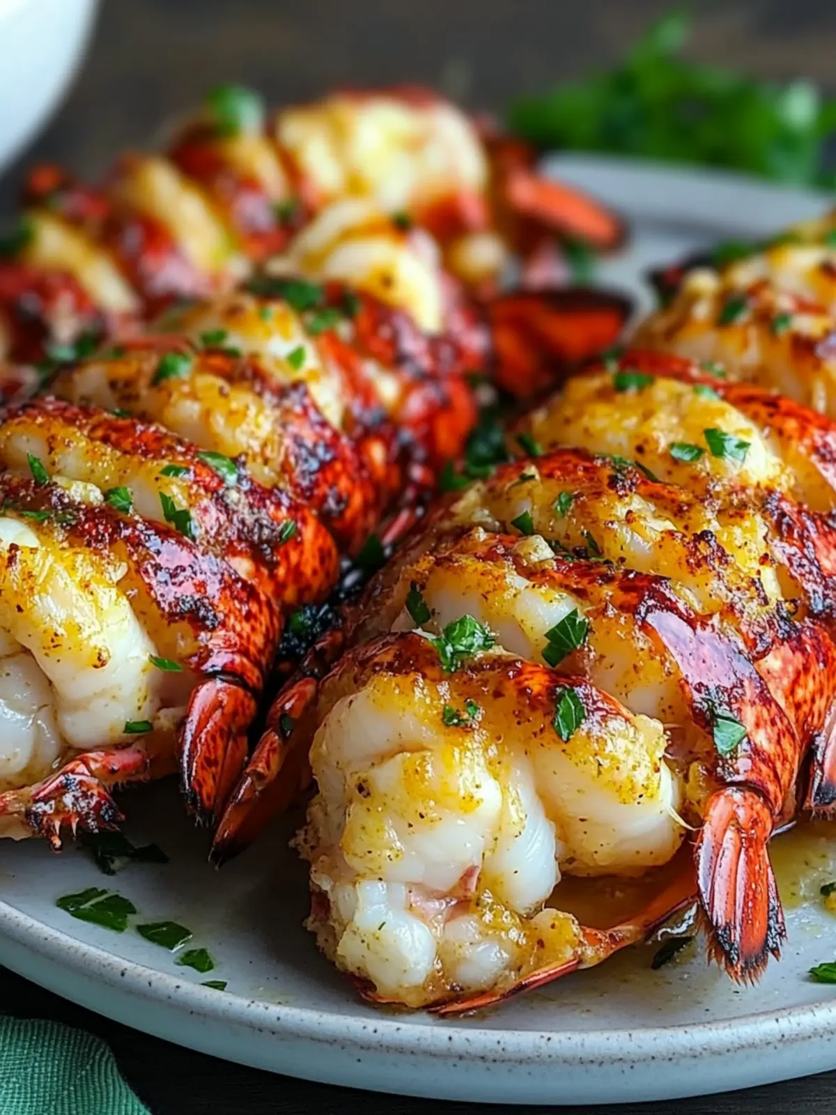 Mouthwatering Grilled Lobster Tails with Lemon Garlic Butter 4 Grilled Lobster Tails