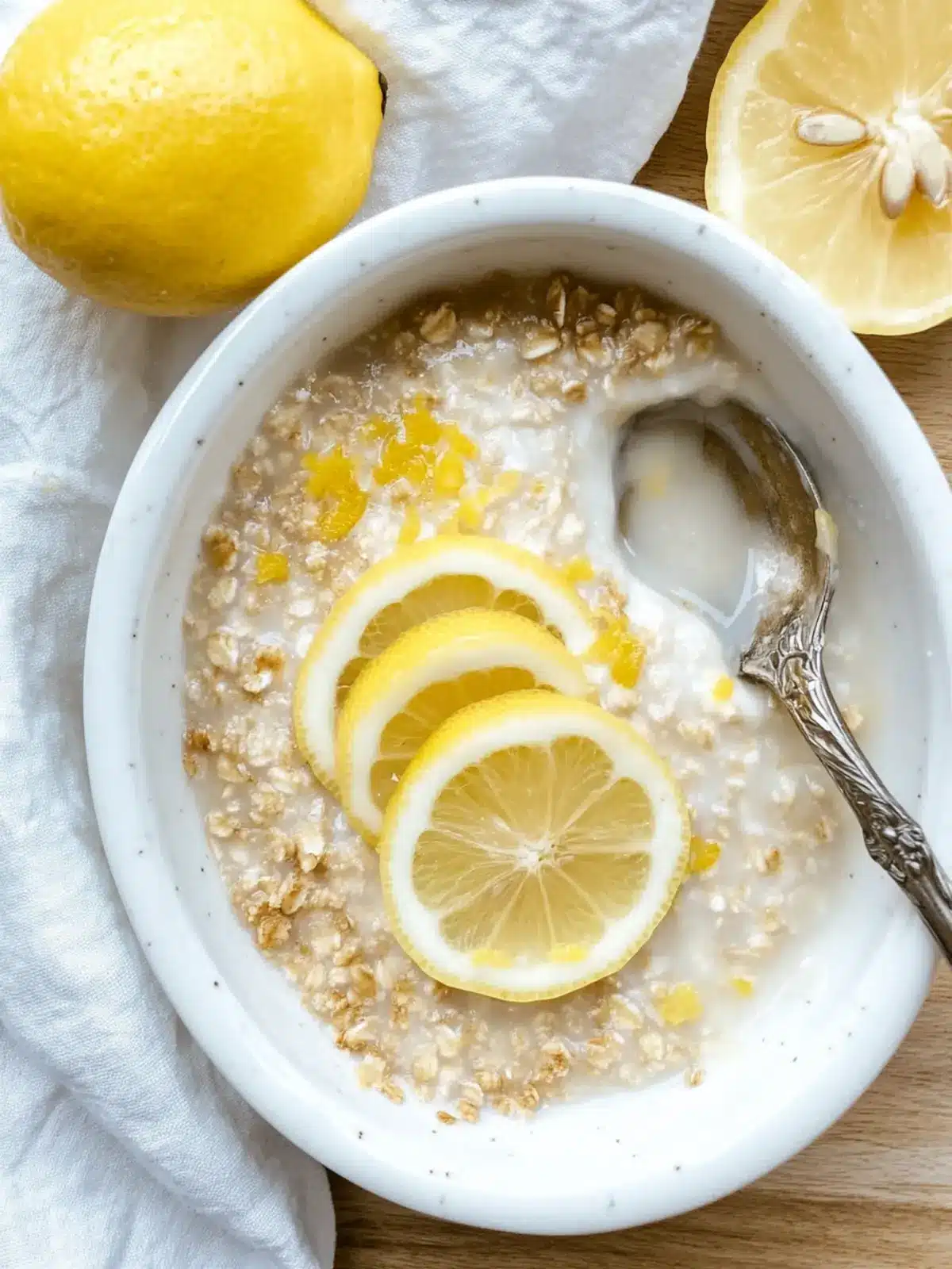 Deliciously Tangy Lemon Baked Oats in Just 12 Minutes 5 Lemon Baked Oats