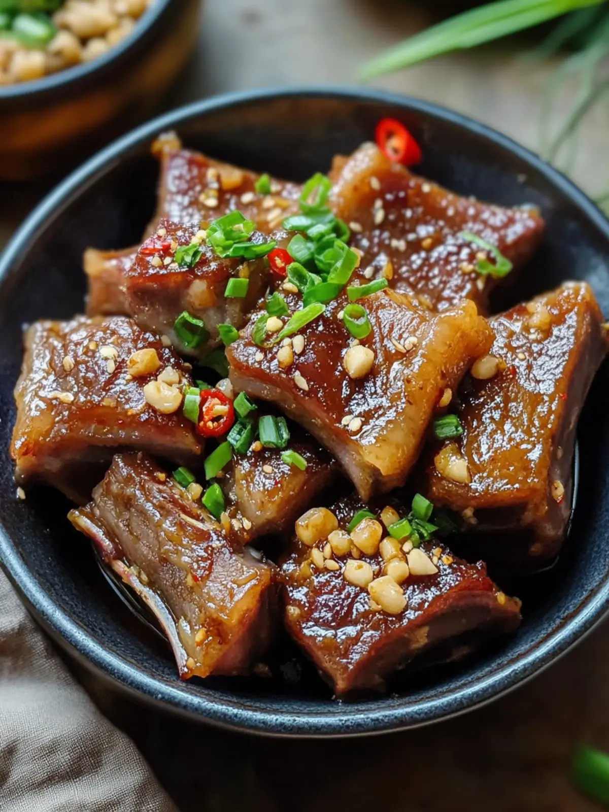 Steamed Garlic Ribs with Taro: A Flavorful Home Delight 2 Steamed Garlic Ribs with Taro