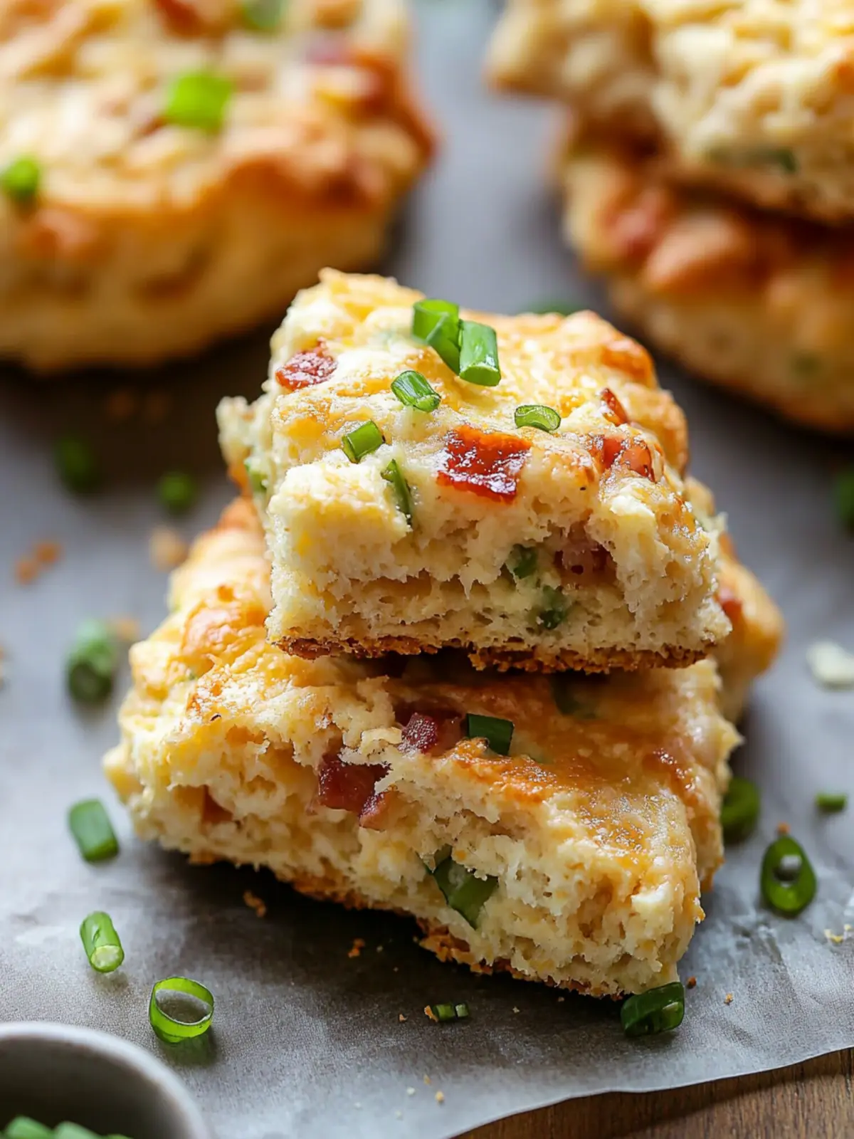 Bacon, Cheddar, & Scallion Scones: Heaven in Every Bite 5 Bacon, Cheddar, & Scallion Scones