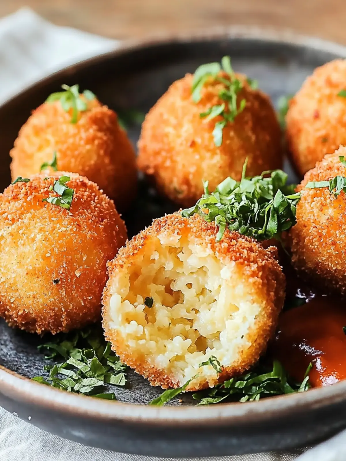 Crispy Cauliflower Arancini: A Flavorful Twist on Tradition 3 Cauliflower Arancini