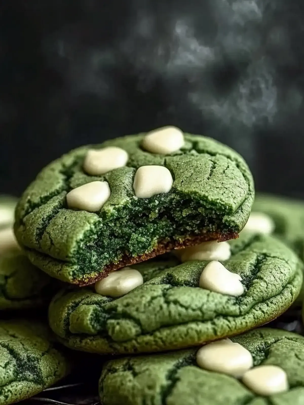 Deliciously Soft Green Velvet Cookies with White Chocolate Drizzle 2 Green Velvet Cookies