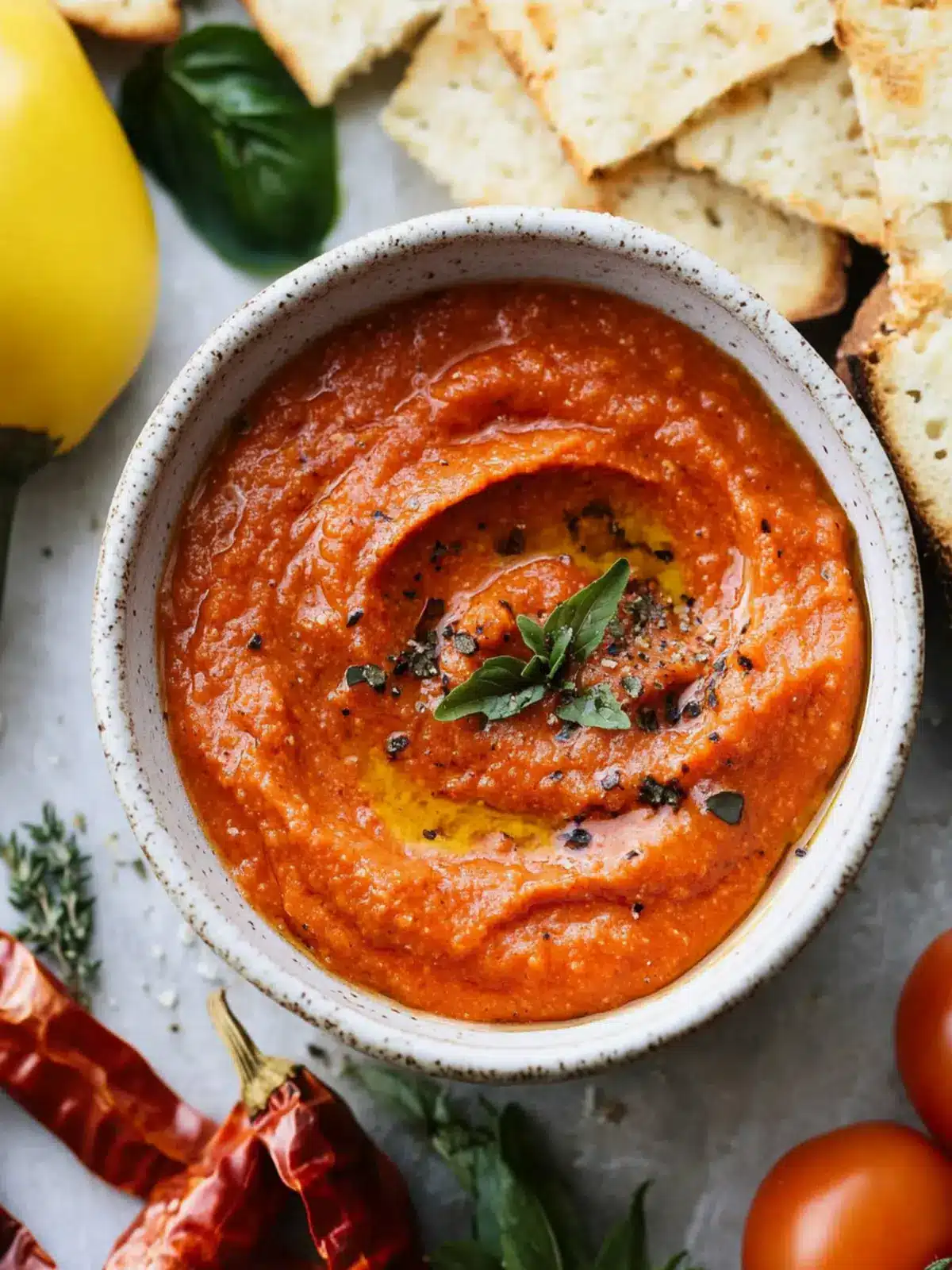 Creamy Roasted Red Pepper Spread: A Flavorful Delight for All 2 Roasted Red Pepper Spread