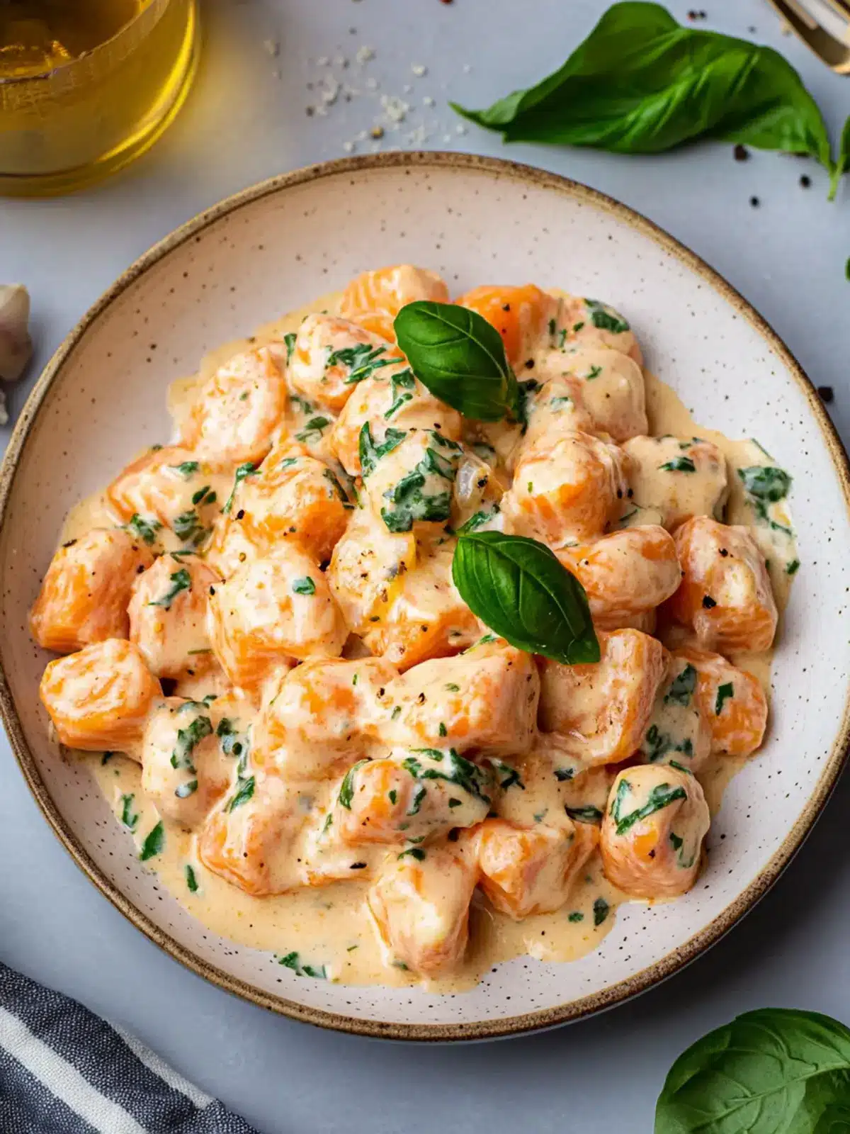 Indulge in Creamy Salmon Gnocchi for a Cozy Night In 4 Creamy Salmon Gnocchi