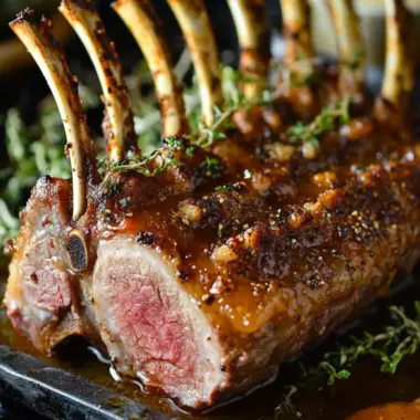 Mouthwatering Roast Rack of Lamb with Apricot Mustard Glaze 9 Roast Rack of Lamb with Apricot Mustard Glaze