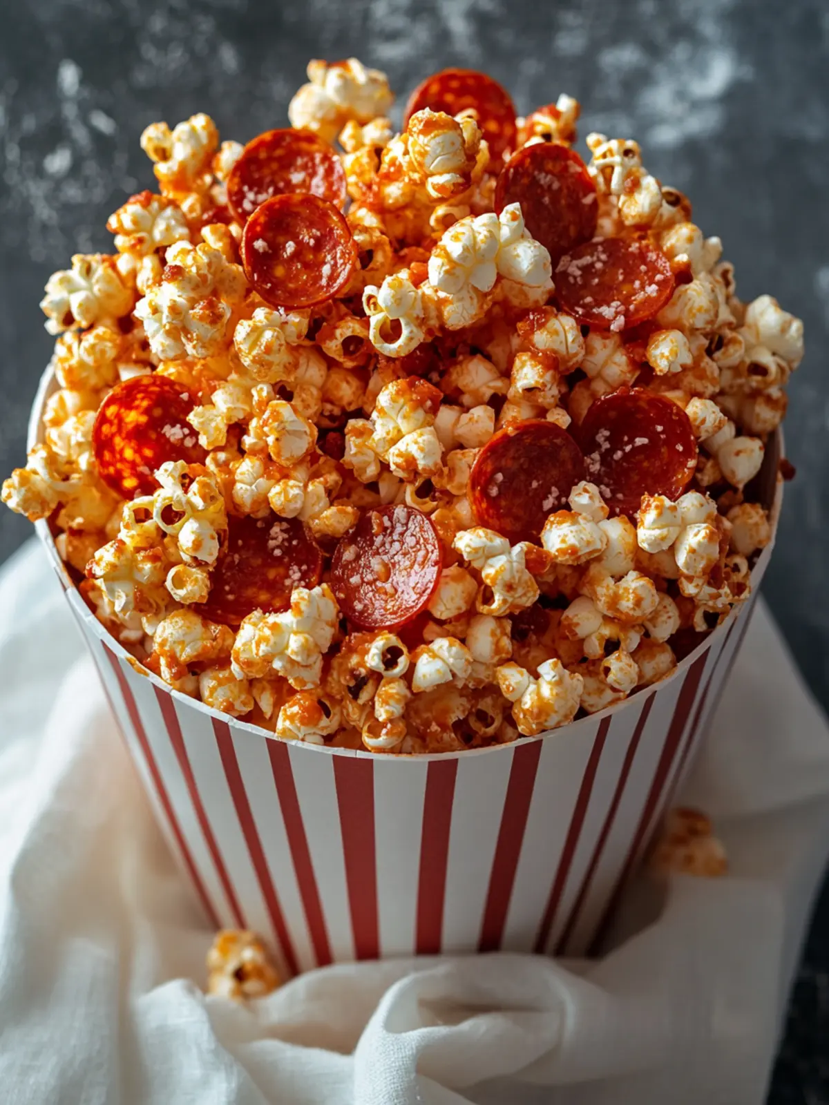 Irresistible Pepperoni Pizza Popcorn for Fun Movie Nights 3 Pepperoni Pizza Popcorn