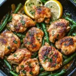 Lemon Garlic Butter Chicken and Green Beans Skillet Delight 13 Lemon Garlic Butter Chicken and Green Beans Skillet
