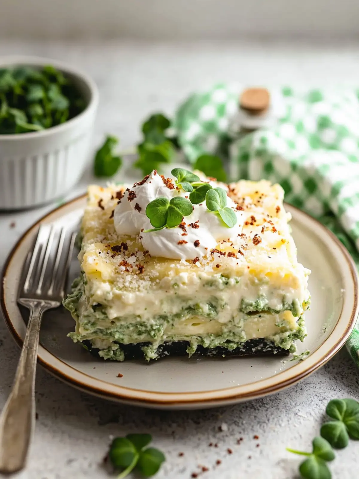 Irresistible Shamrock Lasagna: A Sweet Minty Delight 2 Shamrock Lasagna