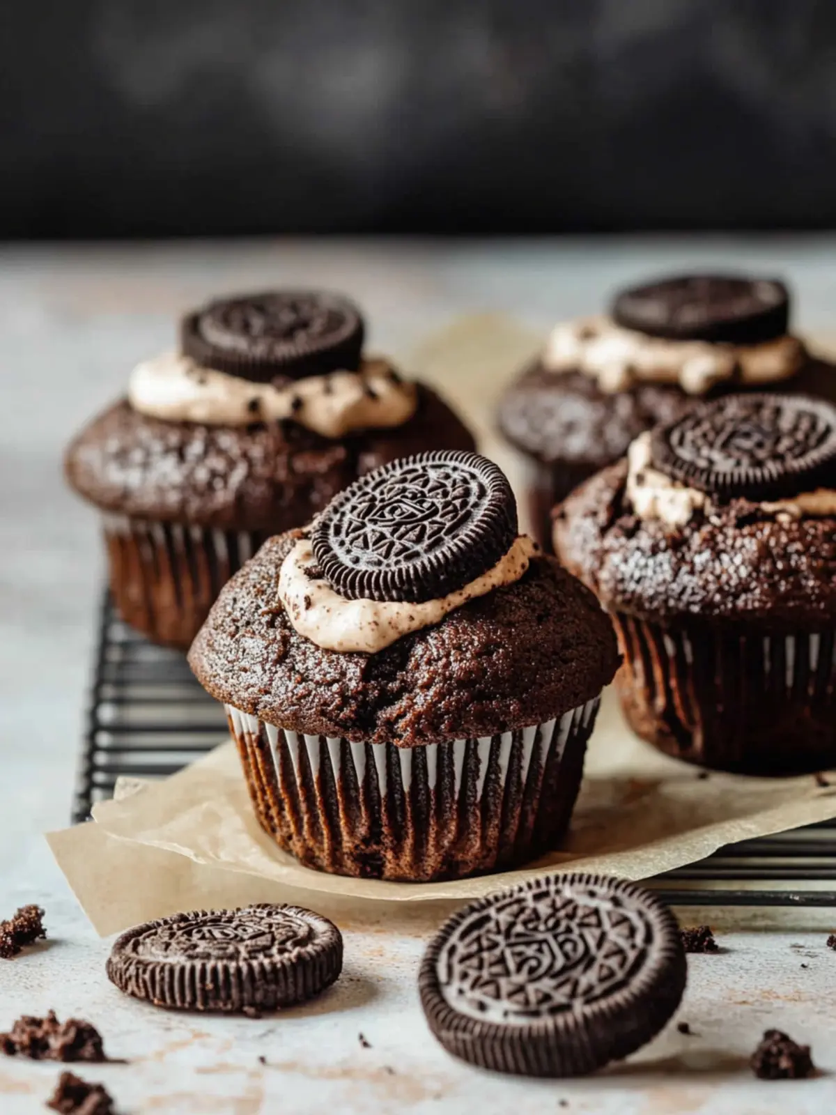 Decadent Chocolate Oreo Muffins for Your Sweet Tooth Cravings 3 Chocolate Oreo Muffins