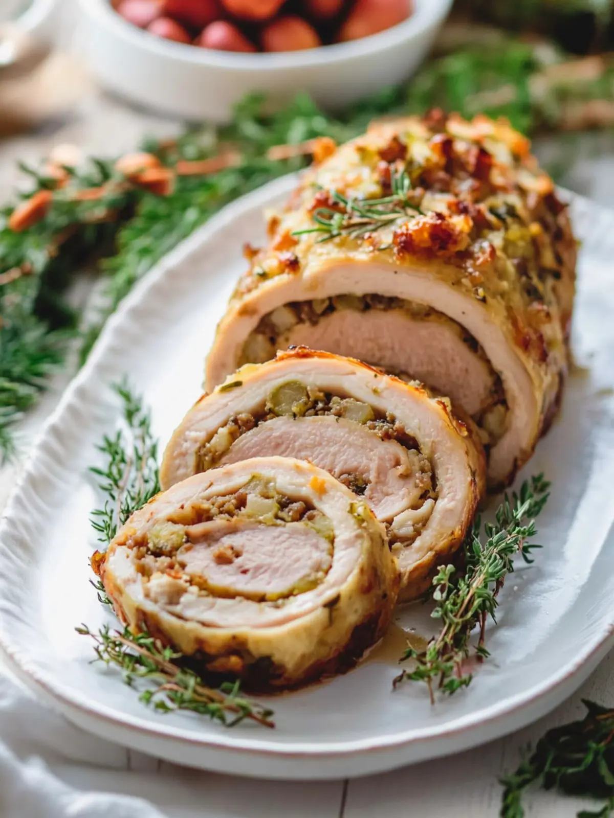 Delicious Turkey Roulade with Sausage Stuffing to Impress 4 Turkey Roulade with Sausage Stuffing