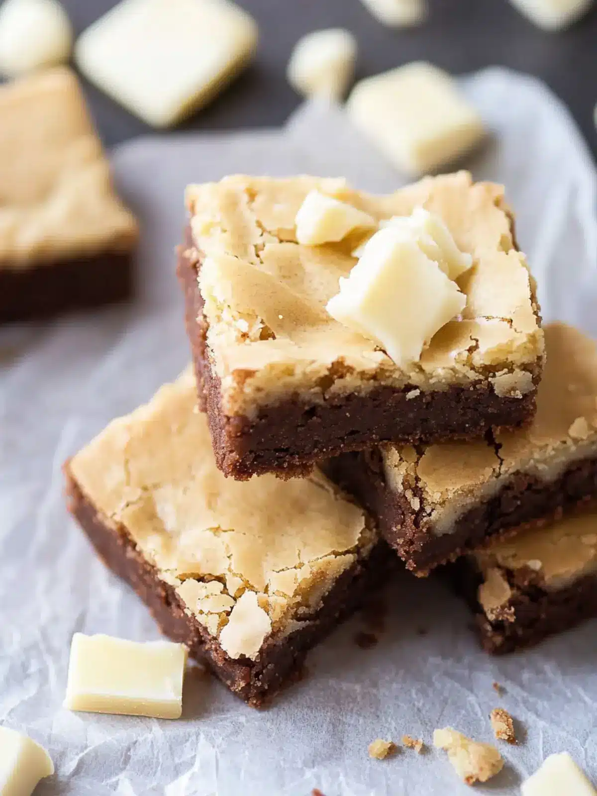Decadent White Chocolate Brownies You Can’t Resist 3 White Chocolate Brownies