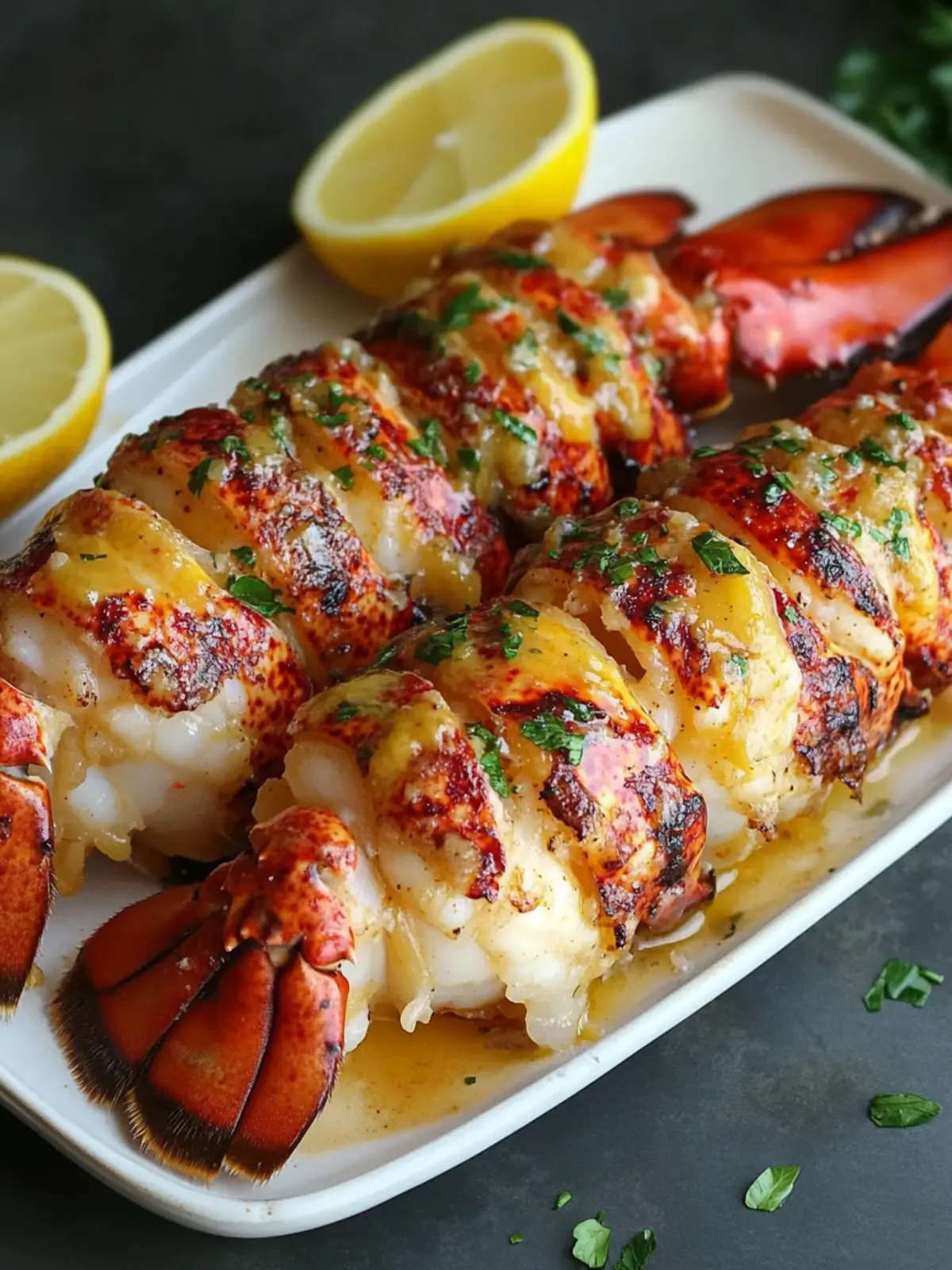Mouthwatering Grilled Lobster Tails with Lemon Garlic Butter 3 Grilled Lobster Tails