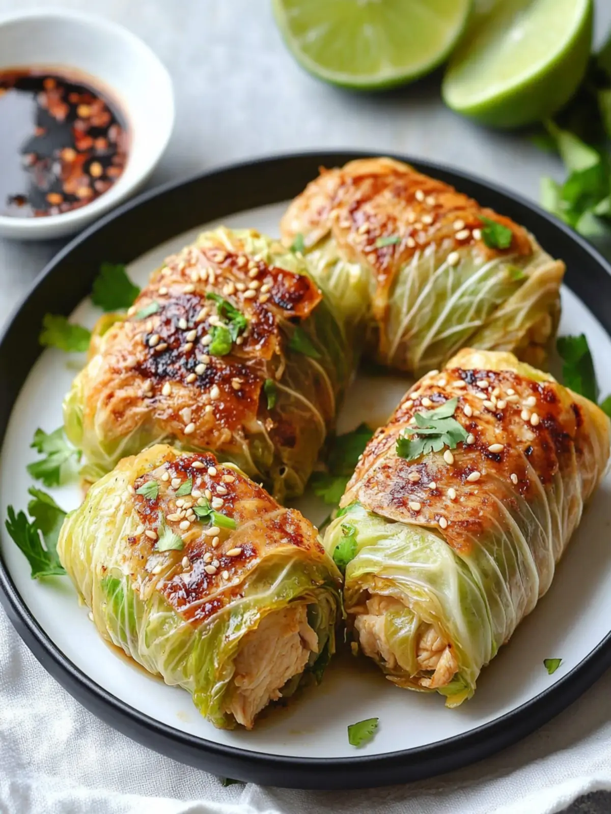Keto Thai Chicken Cabbage Rolls for a Fresh Dinner Twist 5 Keto Thai Chicken Cabbage Rolls