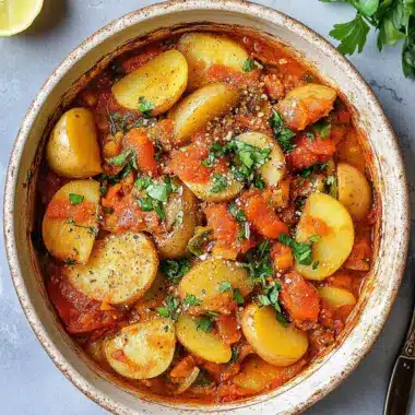 Savory Moroccan Potato Tagine: A Cozy Comfort Dish 9 Moroccan Potato Tagine
