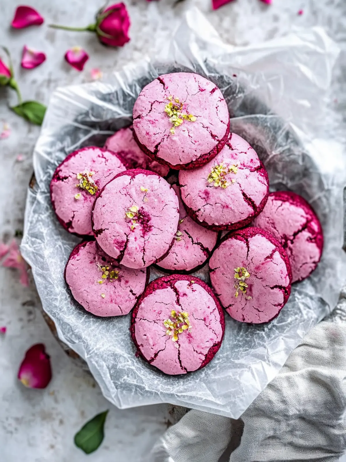 Rose & Beet Pink Cookies for a Deliciously Colorful Treat 4 Rose & Beet Pink Cookies