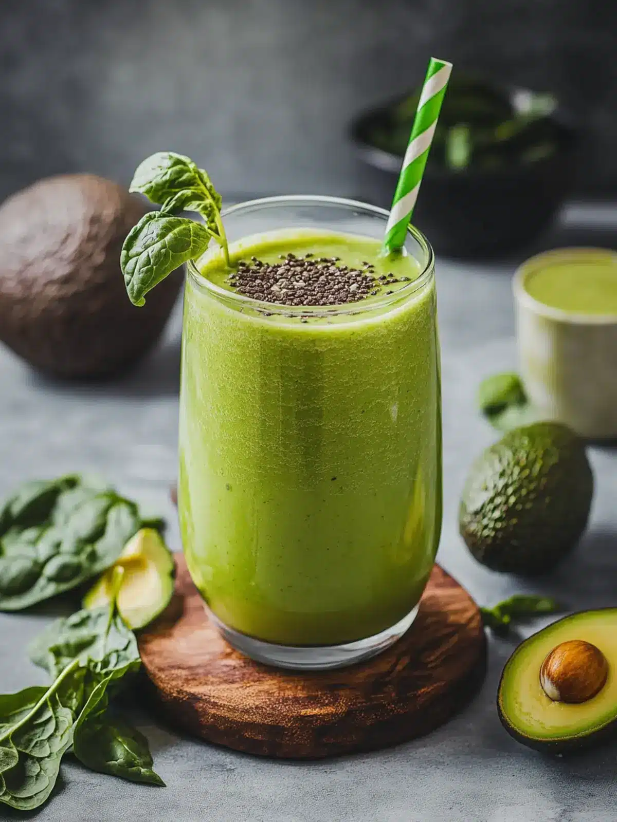 Spinach Avocado Green Power Smoothie for Vibrant Energy 3 Spinach Avocado Green Power Smoothie