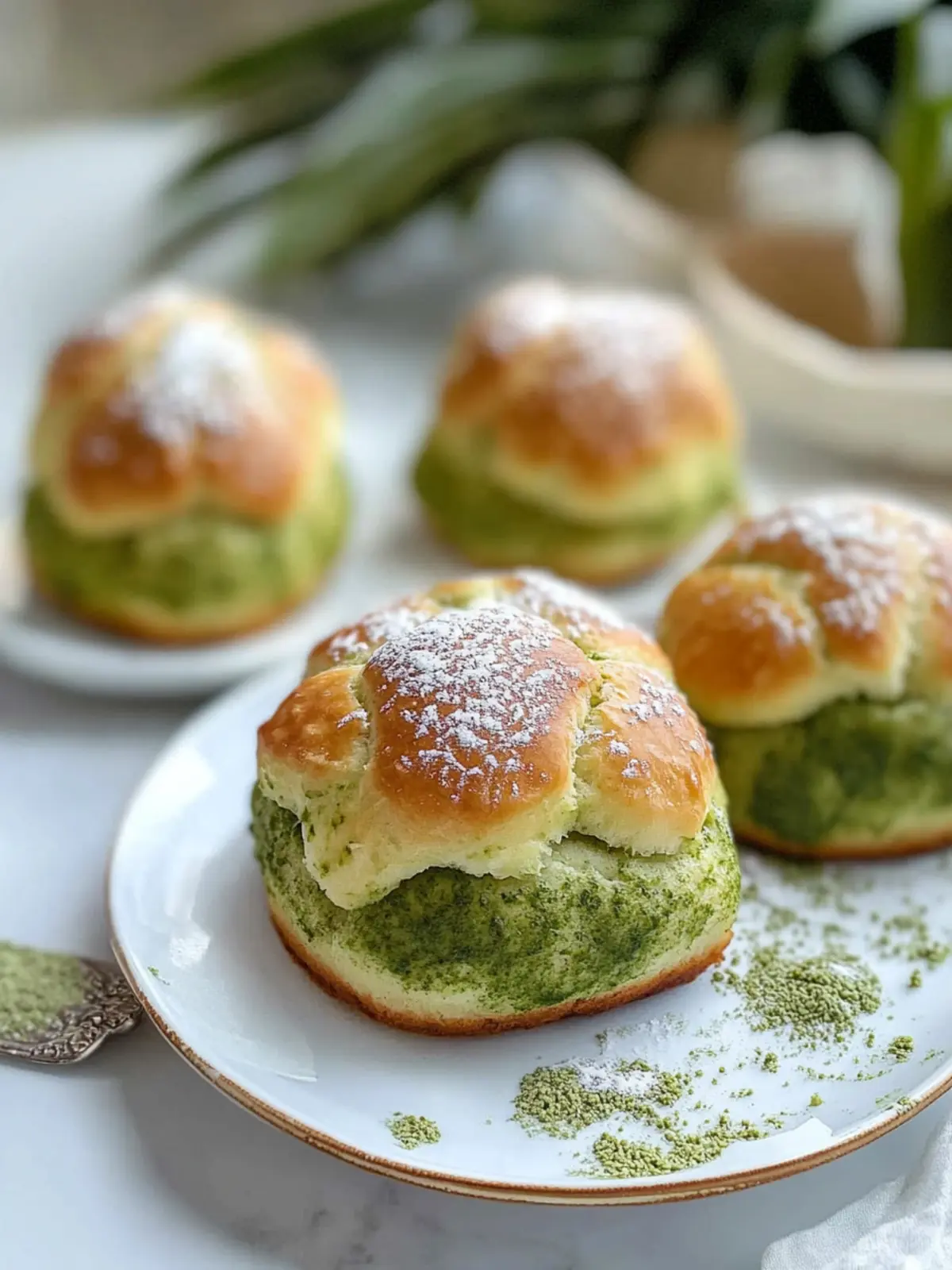 Matcha Pineapple Buns: Delightfully Easy Air Fryer Magic 5 Matcha Pineapple Bun