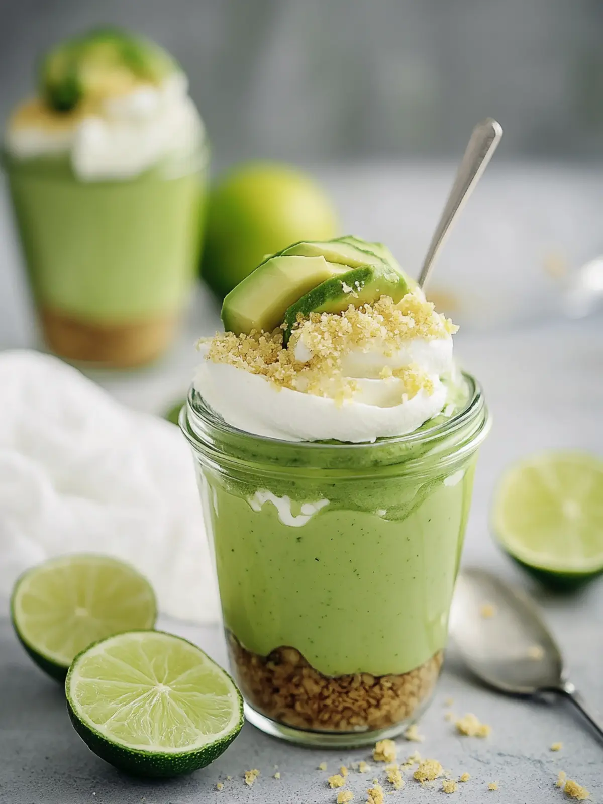 Creamy Avocado Key Lime Pie in a Jar for Effortless Indulgence 4 Avocado Key Lime Pie in a Jar