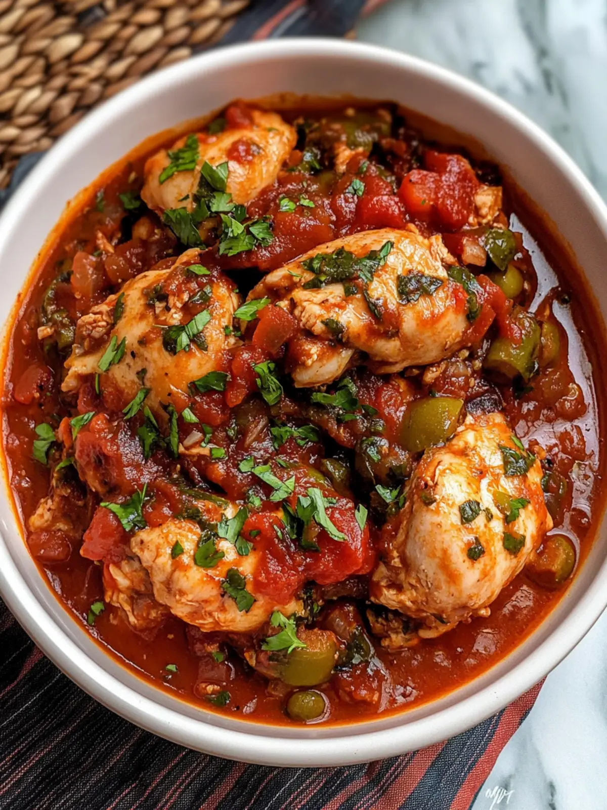 Irresistible Slow Cooker Chicken Cacciatore You Need Tonight 2 Slow Cooker Chicken Cacciatore