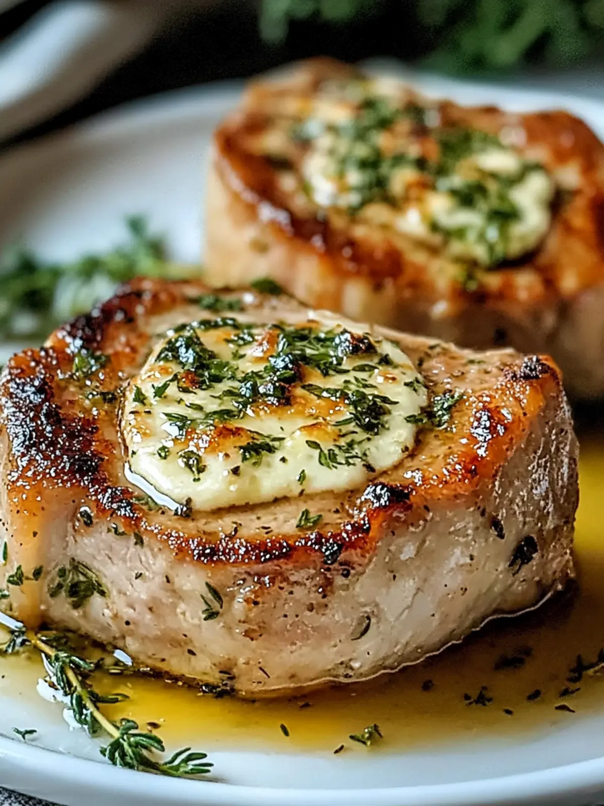 Deliciously Creamy Boursin Stuffed Pork Chops Recipe 2 Boursin Stuffed Pork Chops