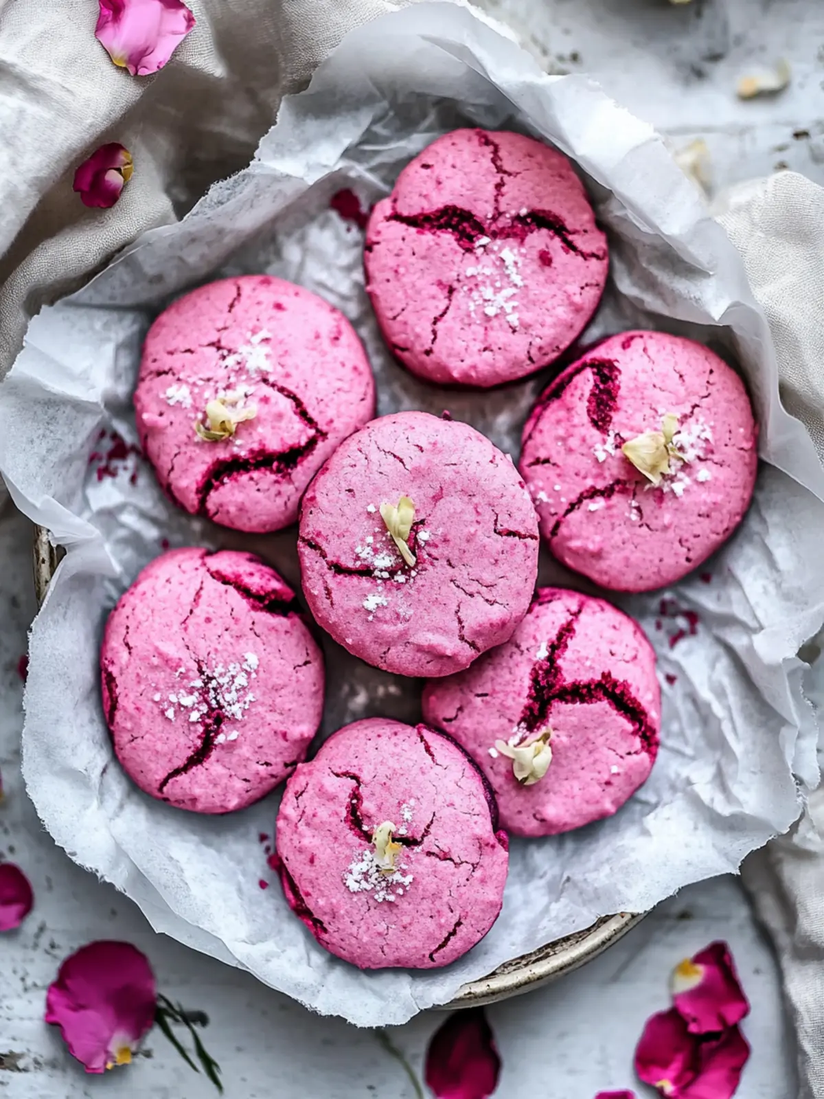Rose & Beet Pink Cookies for a Deliciously Colorful Treat 2 Rose & Beet Pink Cookies