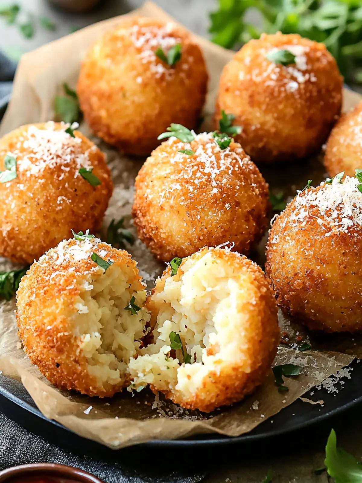 Crispy Cauliflower Arancini: A Flavorful Twist on Tradition 4 Cauliflower Arancini