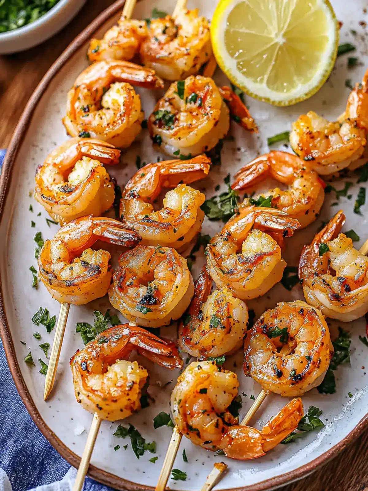 Smoky Perfection: Irresistible Smoked Shrimp Skewers Fast! 4 Smoked Shrimp Skewers