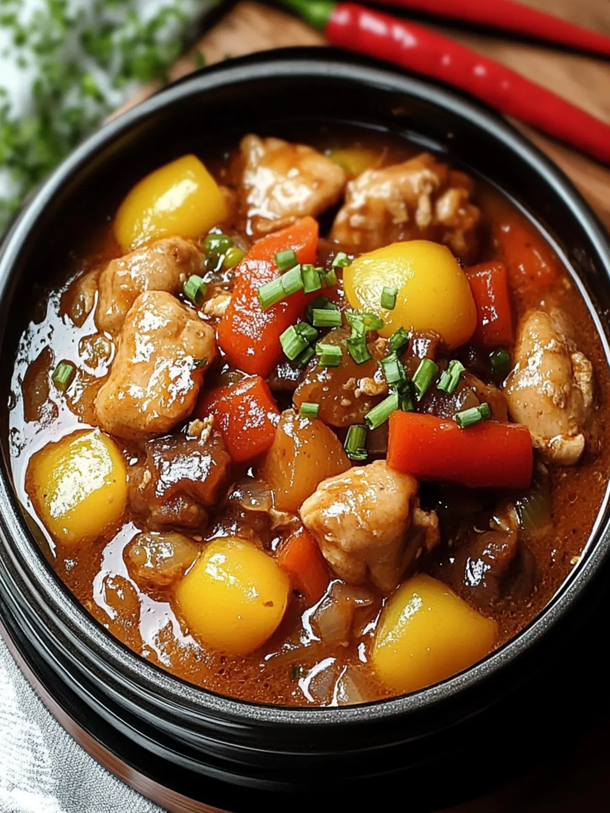 Savory Filipino Chicken Asado Stew with a Tangy Twist 3 Filipino Chicken Asado Stew