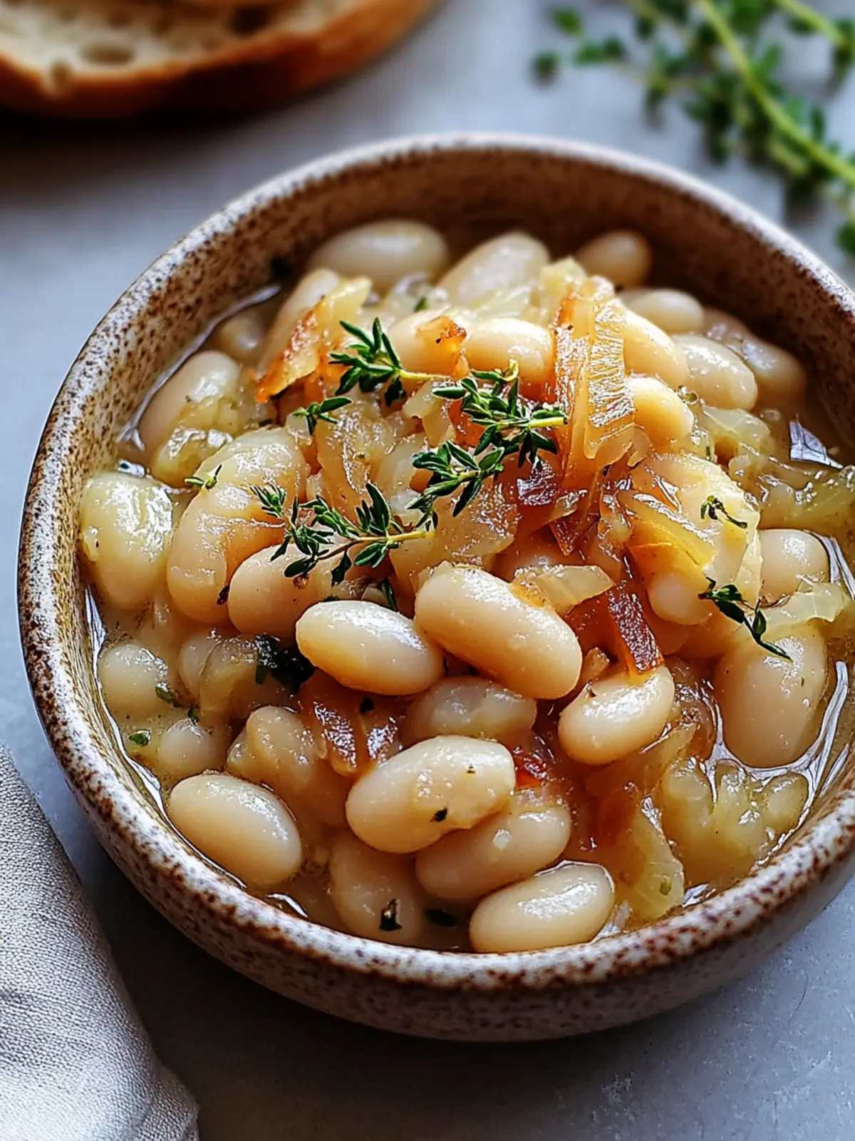 Savory French Onion White Beans with Gooey Gruyère Bliss 3 French Onion White Beans