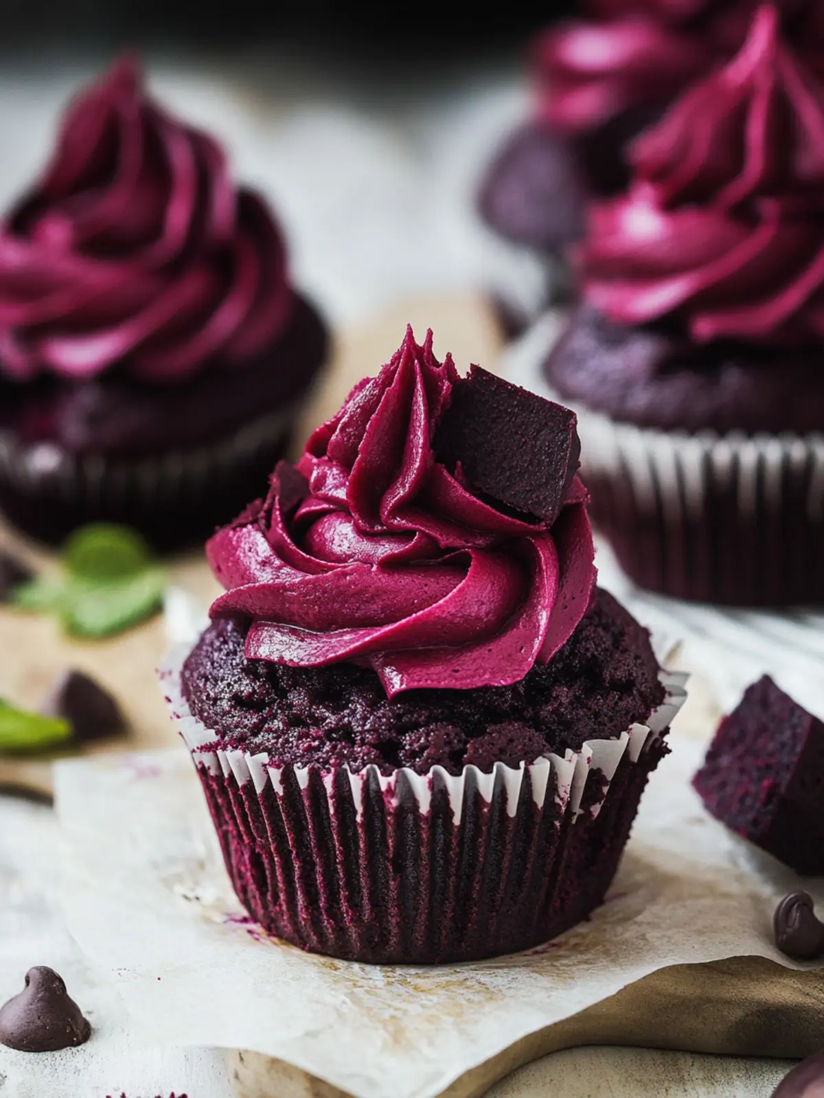 Indulge in Decadent Chocolate Beetroot Cupcakes Today 3 Chocolate Beetroot Cupcakes