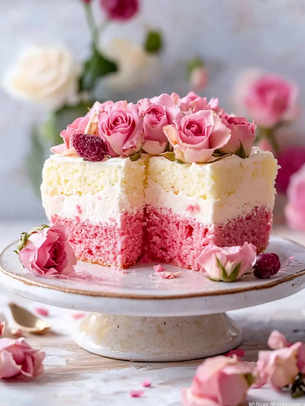 Decadent Rose Poke Cake That Will Wow Your Guests 5 Rose Poke Cake